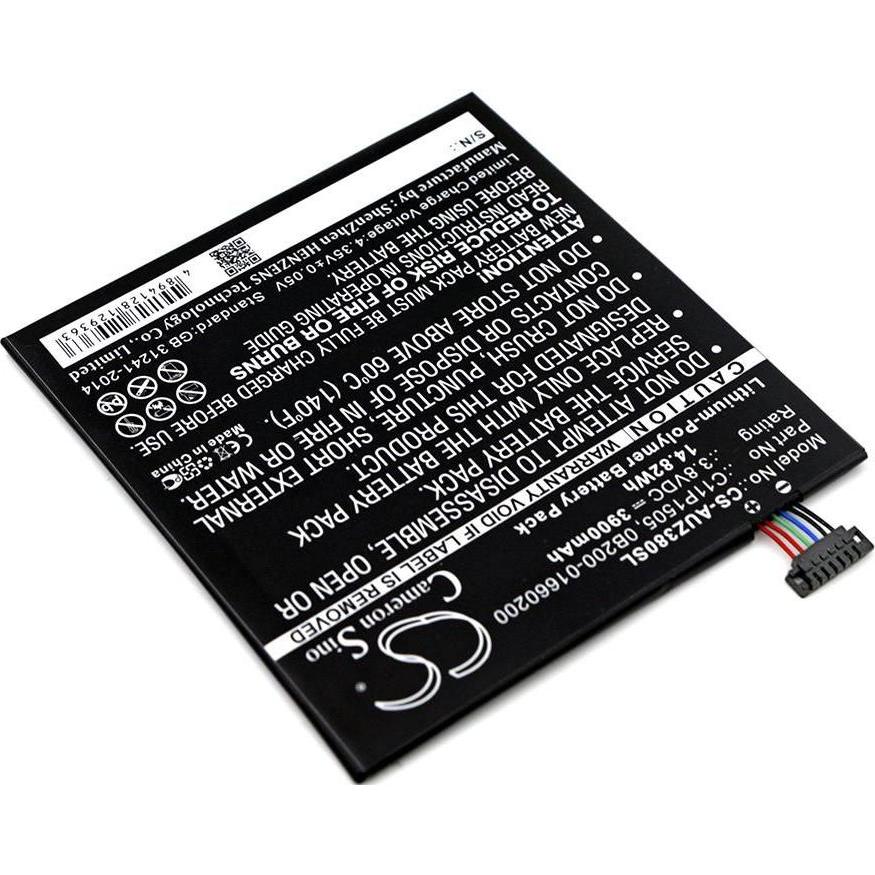 Thumbnail - CoreParts Battery for Asus Mobile (3900 mAh), Notebook Akku, Schwarz