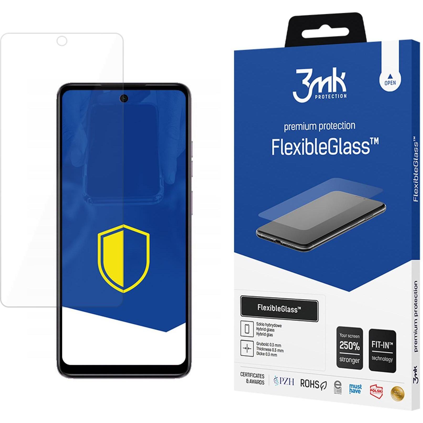 3MK FlexibleGlass Motorola Moto E14 Szkło Hybrydowe (1 pz., Motorola Moto E14), Pellicola protettiva smartphone