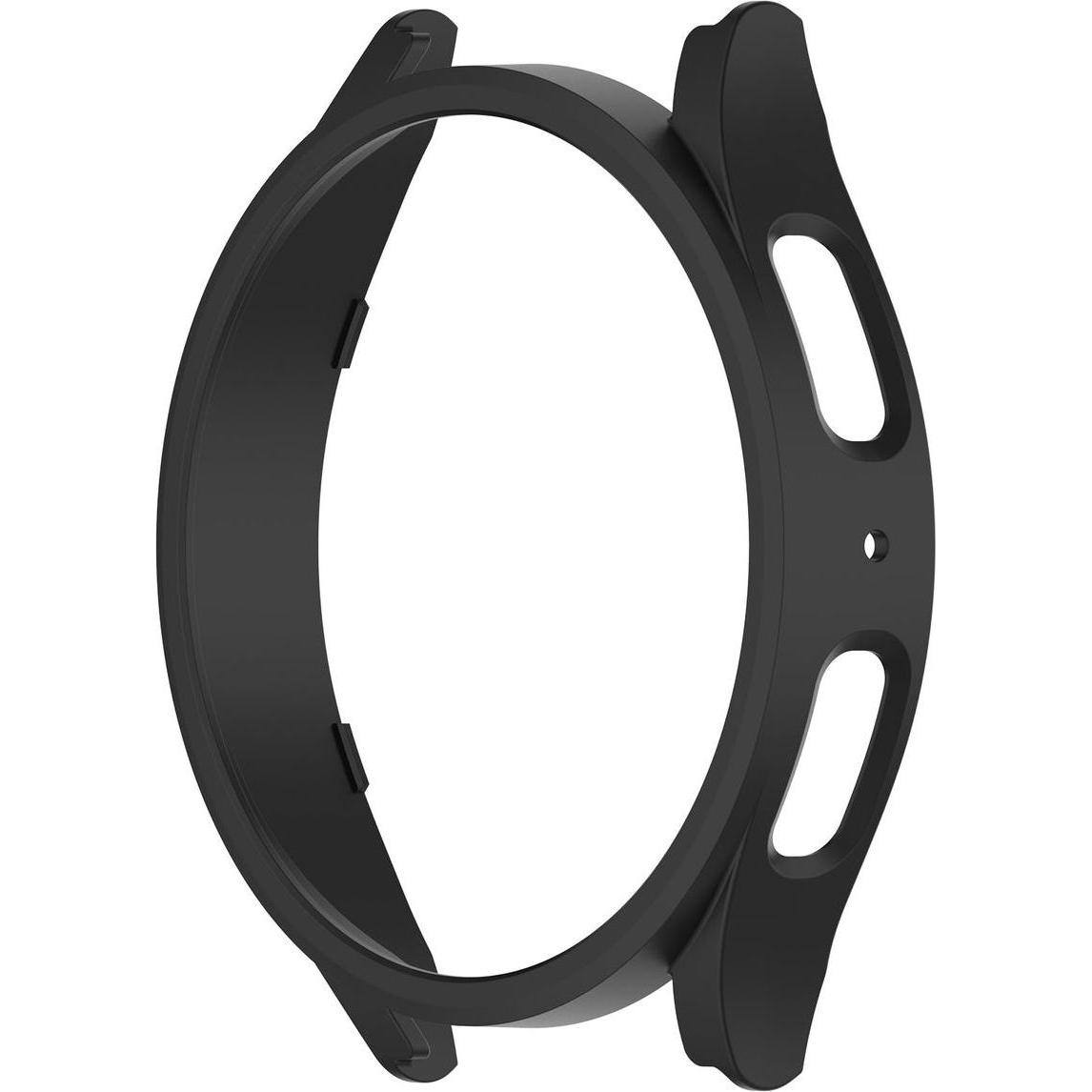 König Design Schutz Tasche Hülle für Samsung Galaxy Watch 5 Pro 45mm Case Cover Bumper Etuis, Smartwatch Zubehör, Schwar...