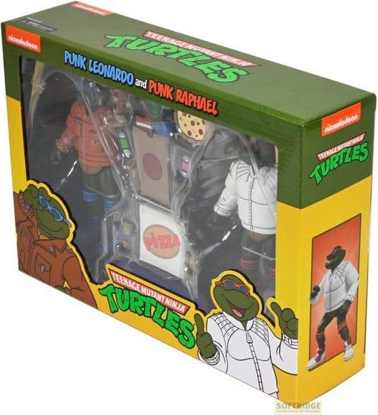 Actual product image Neca Teenage Mutant Ninja Turtles (Cartoon) Actionfigur Punk Leo and Punk Raph 2 Pack 18 cm