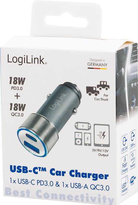 Produktbild LogiLink Auto-Netzteil