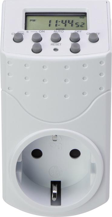 Actual product image Basetech 1528580 Socket timer digital weekly program 1800 W IP20 countdown function, random function