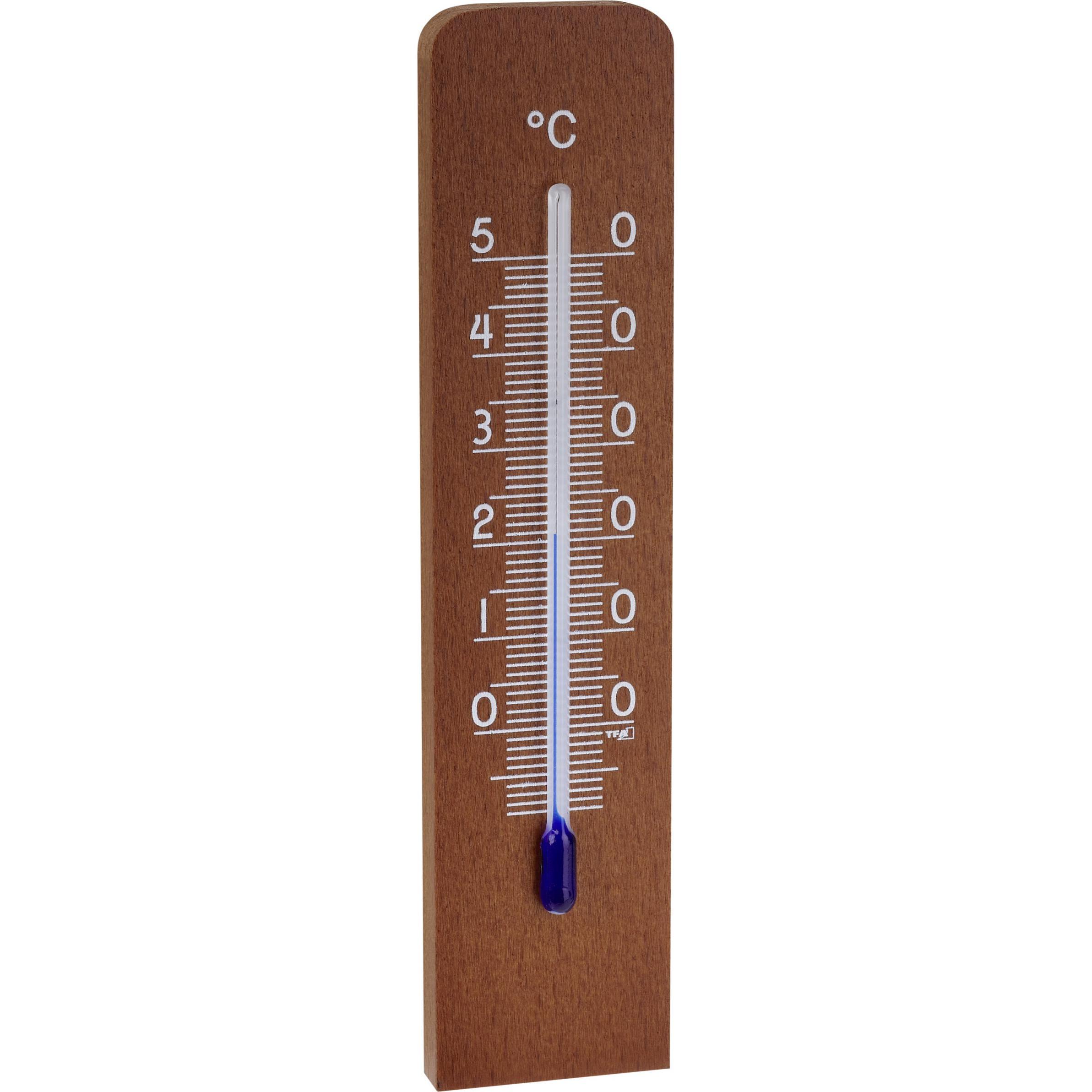 TFA Innenthermometer, Thermometer + Hygrometer, Braun