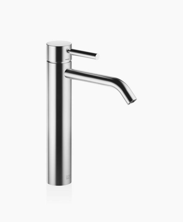 Actual product image Dornbracht Meta single-lever basin mixer with raised foot, without pop-up waste, for use on surface-