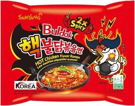 Samyang Buldak Buldak Hot Chicken Ramyeon (2x Spicy) (140 g)