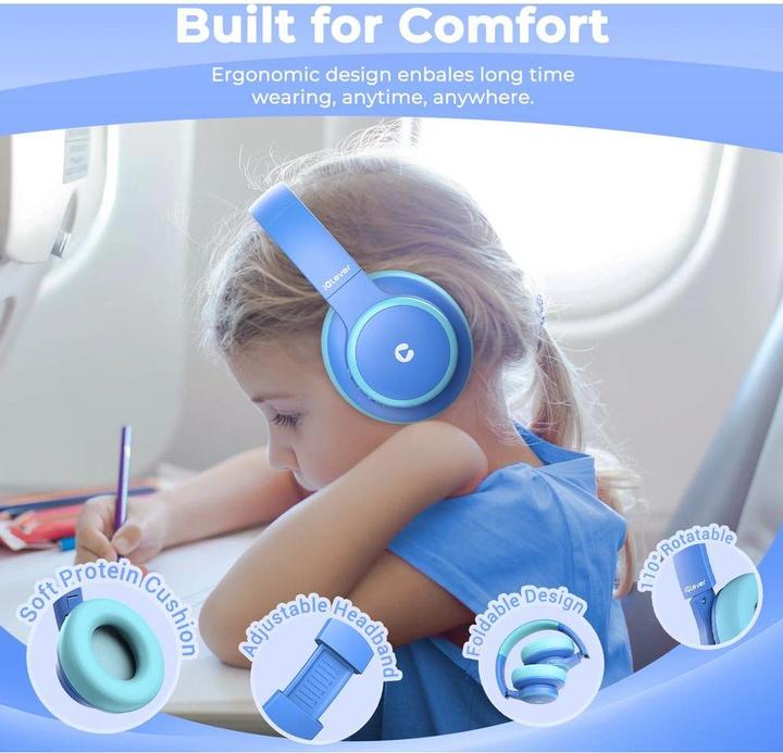 Image du produit Iclever Active Noise Cancel Headphones C17-2083N-02 BTH26, BT, 60h, blue (ANC, 60 h, Sans fil)