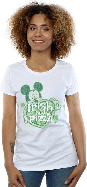 Produktbild Disney Mickey Mouse Shamrock Pizza TShirt (S)