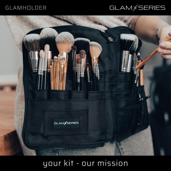 Produktbild Wiltec GlamSeries GlamHolder Pinselgürtel Pinseltasche Kosmetiktasche Gürteltasche