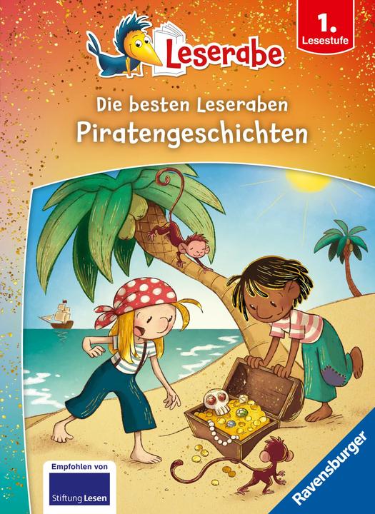 Immagine prodotto Ravensburger Die besten Piratengeschichten für Erstleser - Leserabe ab 1. Klasse - Erstlesebuch für Kinder ab 6 (Tedesco, Daniel Sohr, Anja Kiel, 2024)