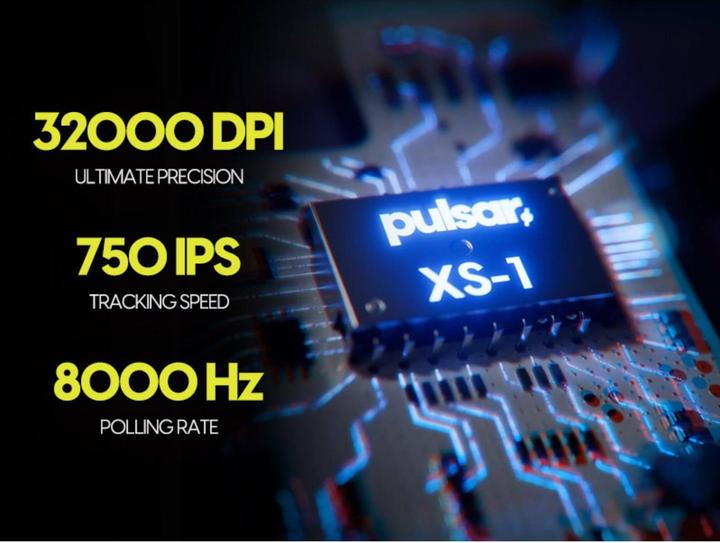 Produktbild Pulsar Xlite CRAZYLIGHT Mini Wireless (Jet Black) - Gaming Mus - Optisk - 5 knapper - Sort (Kabelgebunden, Kabellos)