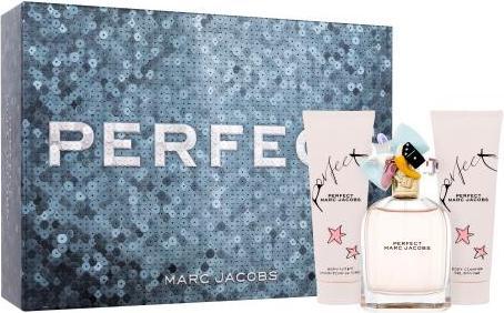 Marc Jacobs Set Perfect, Femei, Eau De Parfum 100ml Lotiune Corp 75ml Gel De Dus 75ml (Eau de Parfum, 100 ml)