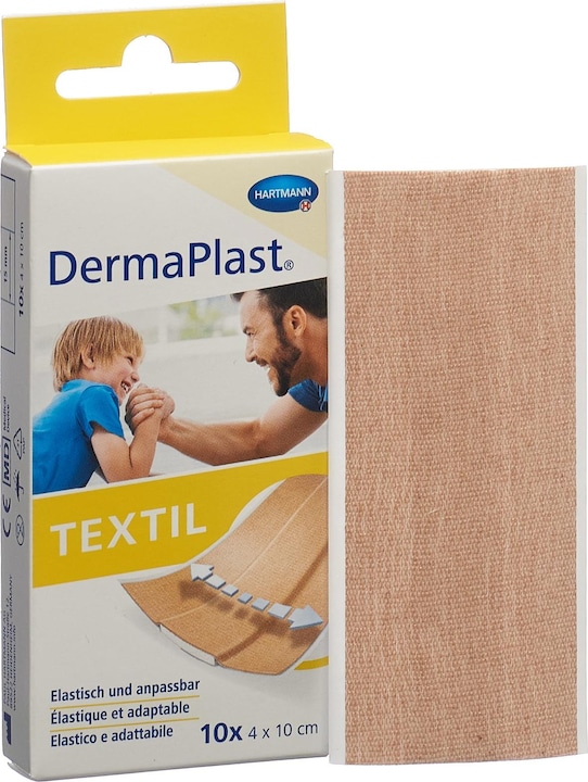 Actual product image DermaPlast Textile plaster (10 x)