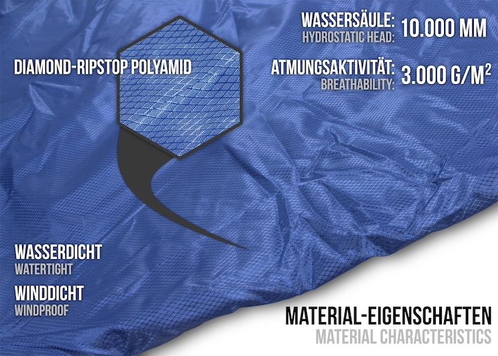 Image du produit Normani Housse de pluie pour sac de couchage SleeBag (2.30 m)