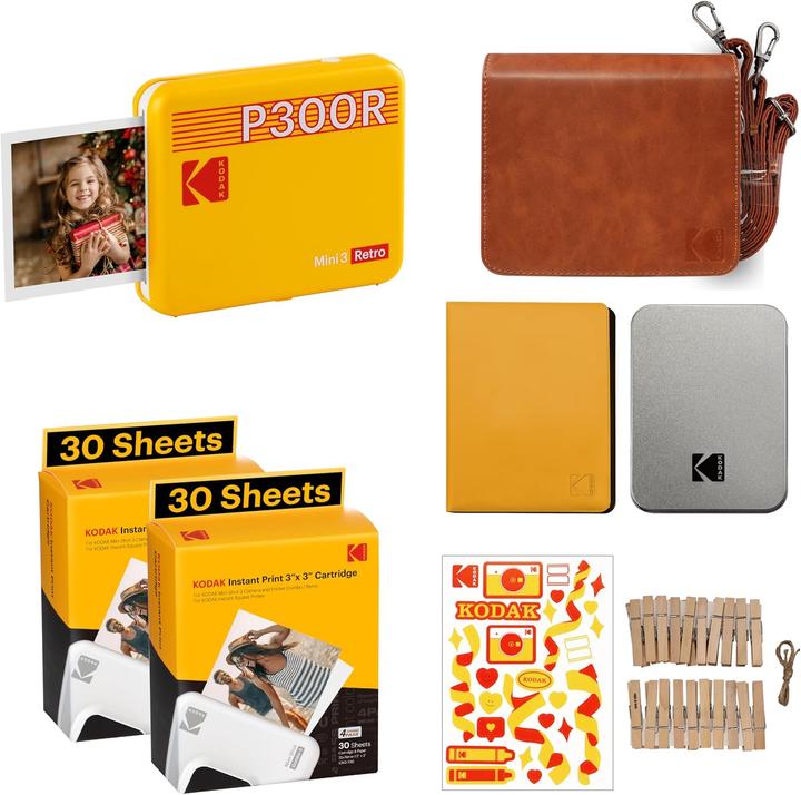 Produktbild Kodak Mini 3 Tragbarer Fotodrucker (Farbe)