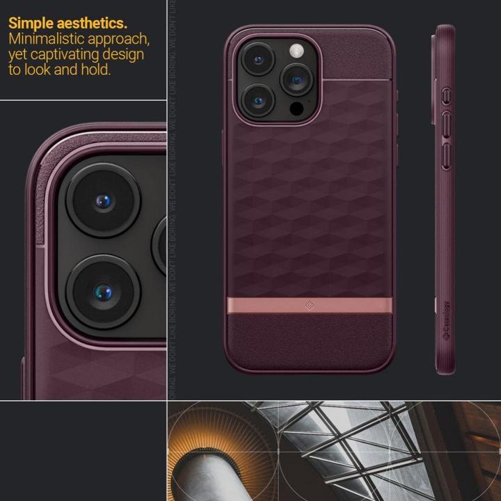 Image du produit Caseology Parallax MAG iPhone 15 Pro Max 6.7" Magsafe Burgundowy/Burgundy ACS06616 (Apple iPhone 15 Pro Max)