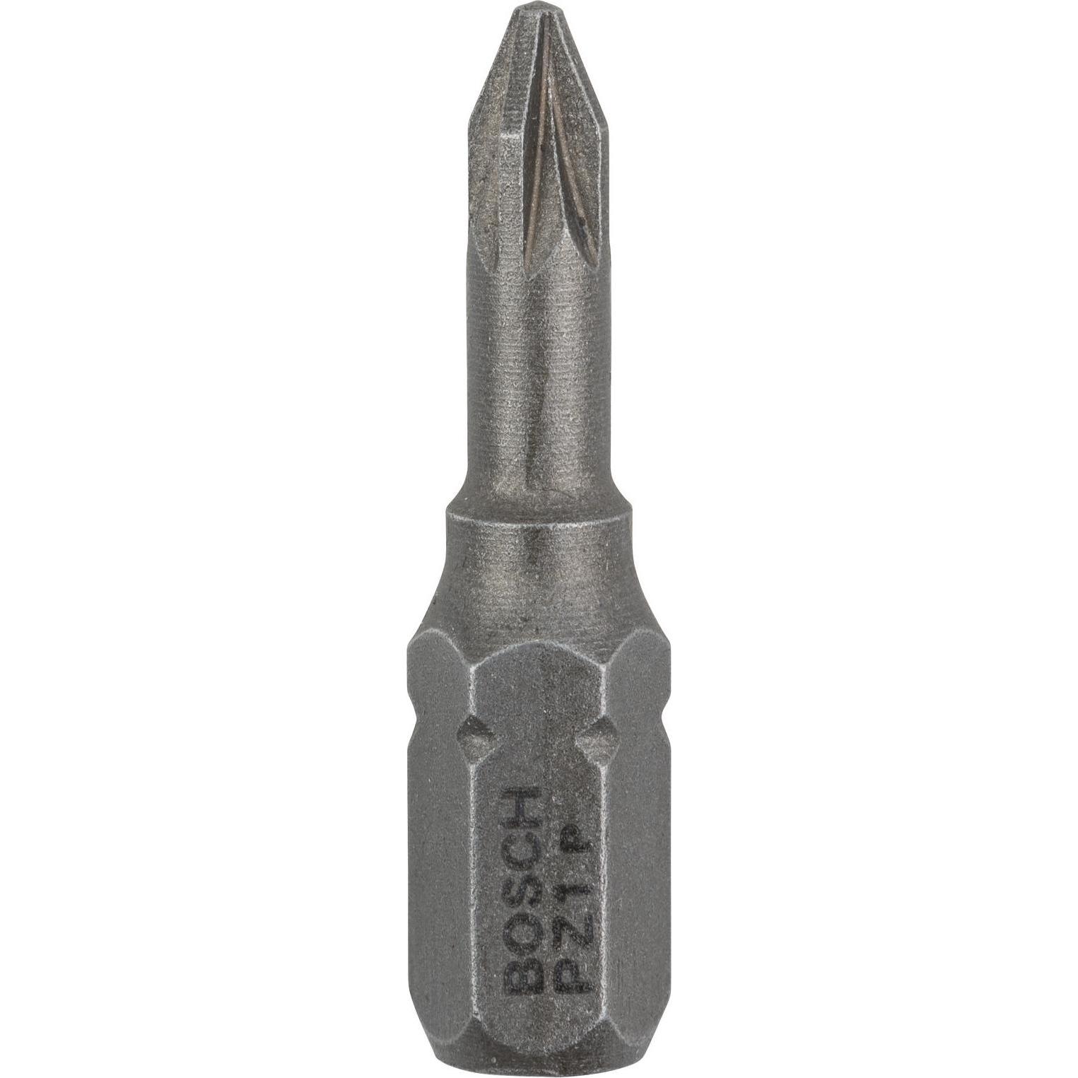Bosch Professional Zubehör, Bits, Schrauberbit Extra-Hart PZ 1, 25 mm, 3er-Pack (Kreuz Pozidriv PZ M1)
