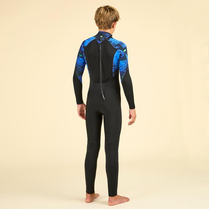 Actual product image Olaian Surf wetsuit kids 4/3 mm neoprene (152)