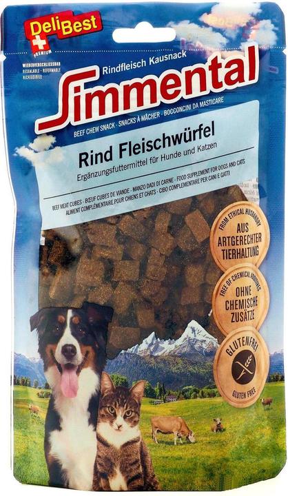 DeliBest Simmental Rind Fleisch Würfel (Adult, 1 Stk.)