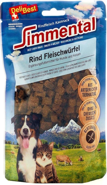 Produktbild DeliBest Simmental Rind Fleisch Würfel (Adult, 1 Stk., 180 g)