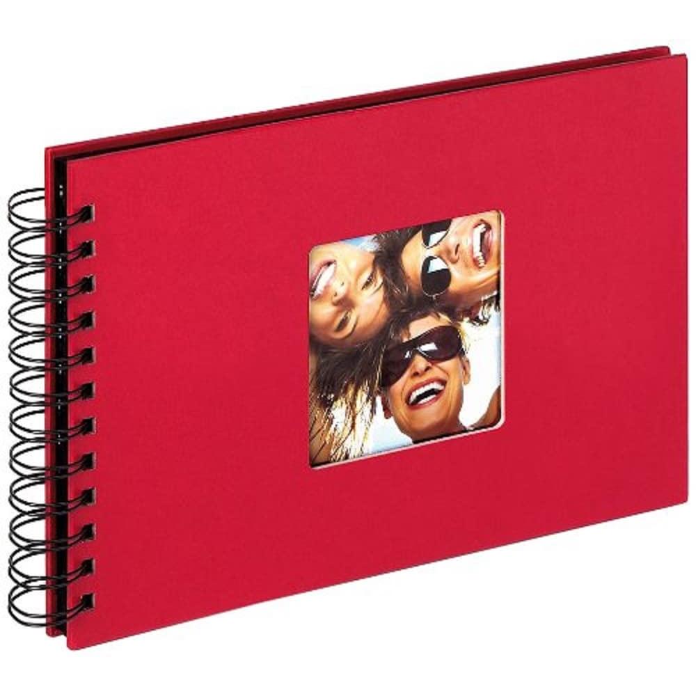 Walther Design, Fotoalbum, Fun Spiral 23x17 40 schwarze Seiten SA109R (23 x 17 cm)