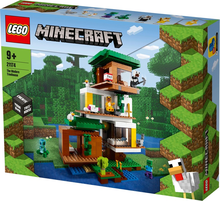 Produktbild LEGO Das moderne Baumhaus (21174, LEGO Minecraft)