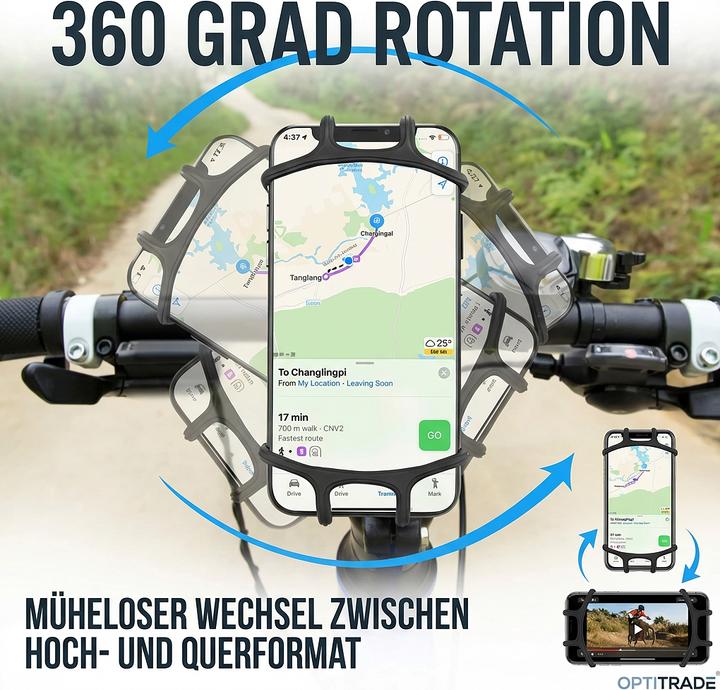 Actual product image Teamplayer Universal bike mobile phone holder