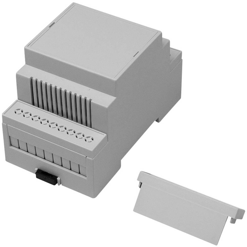 Axxatronic HutschienenGehäuse Lüftungsschlitze (Gehäuse), Elektronikzubehör + Gehäuse
