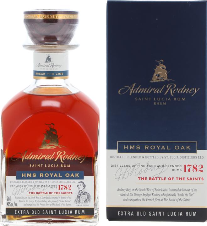 Actual product image Admiral Rodney Extra Old Rum HMS Royal Oak (1 x 70 cl)