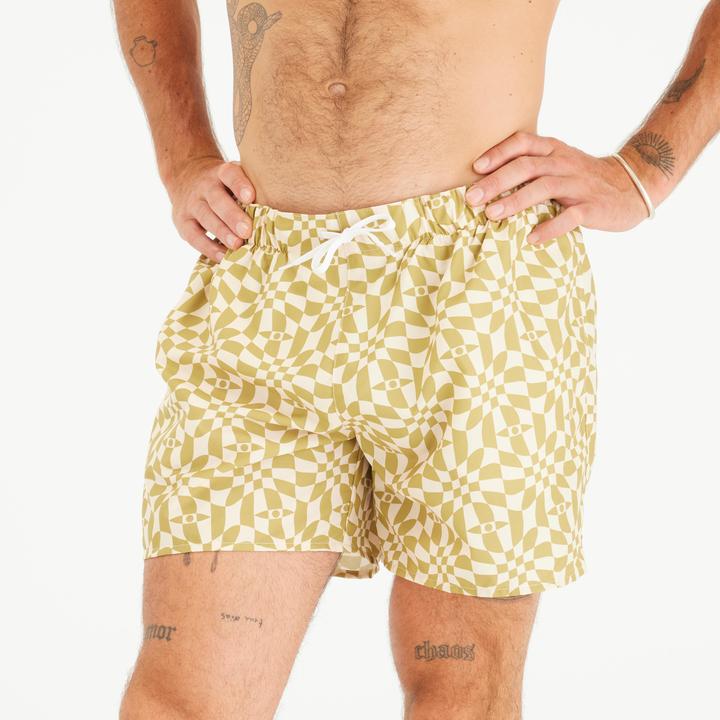 Olaian Men’s Swim Shorts Surf 100 15” Short - Psychodam (L)