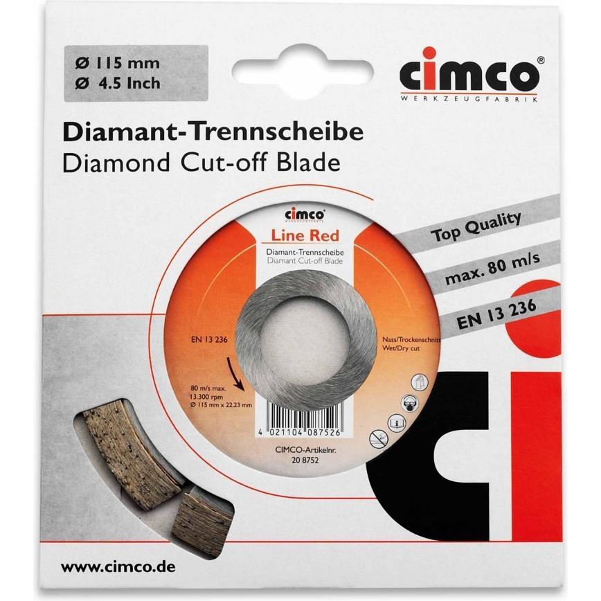 Cimco, Sägeblatt, Diamanttrennscheibe