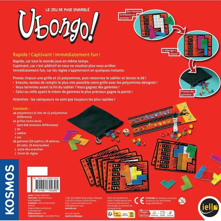 Image du produit Iello Jeu Ubongo (Français, 1 - 4 Joueur)