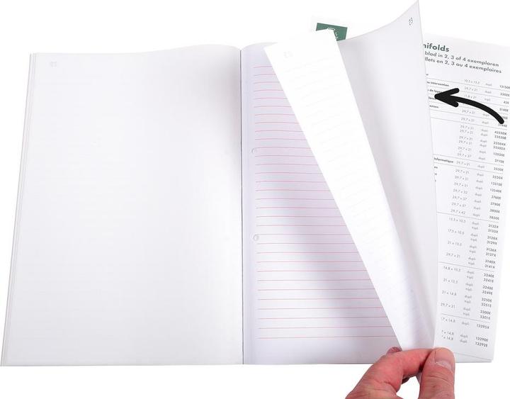 Produktbild Exacompta Auftragsbuch weiss Papier 13.5 x 10.5 cm (50 x)