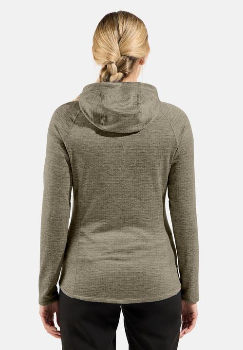 Image du produit Odlo Women's Tencia Mid Layer Hoody Full Zip (L)