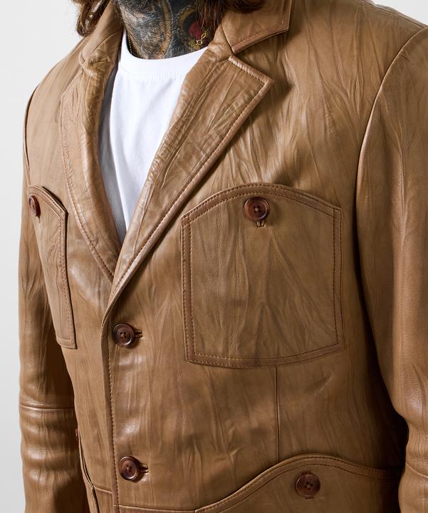 Immagine prodotto Joe Browns Premium Crinkle Leather Blazer (M)
