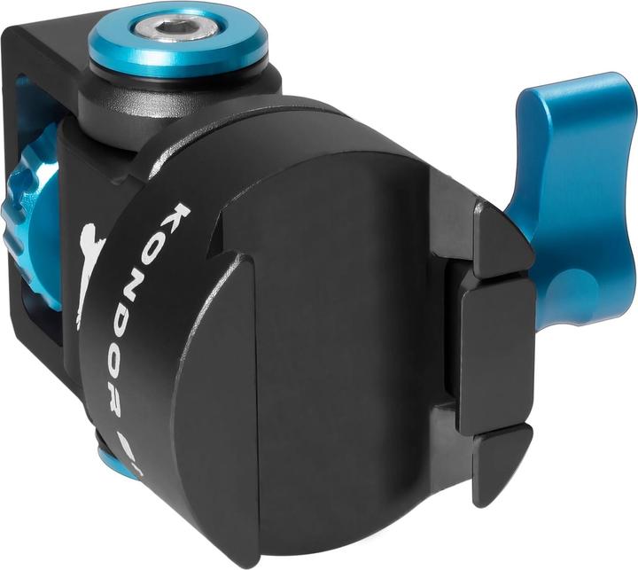 Immagine prodotto Kondor Blue Supporto monitor girevole e inclinabile con perno Arri (Pan/Tilt) (versione con morsetto NATO)