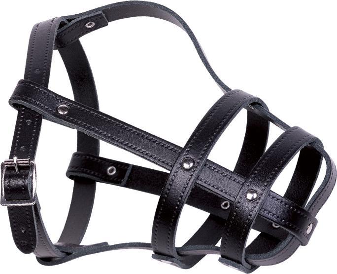 Actual product image Nobby Leather muzzle (M, Dog)