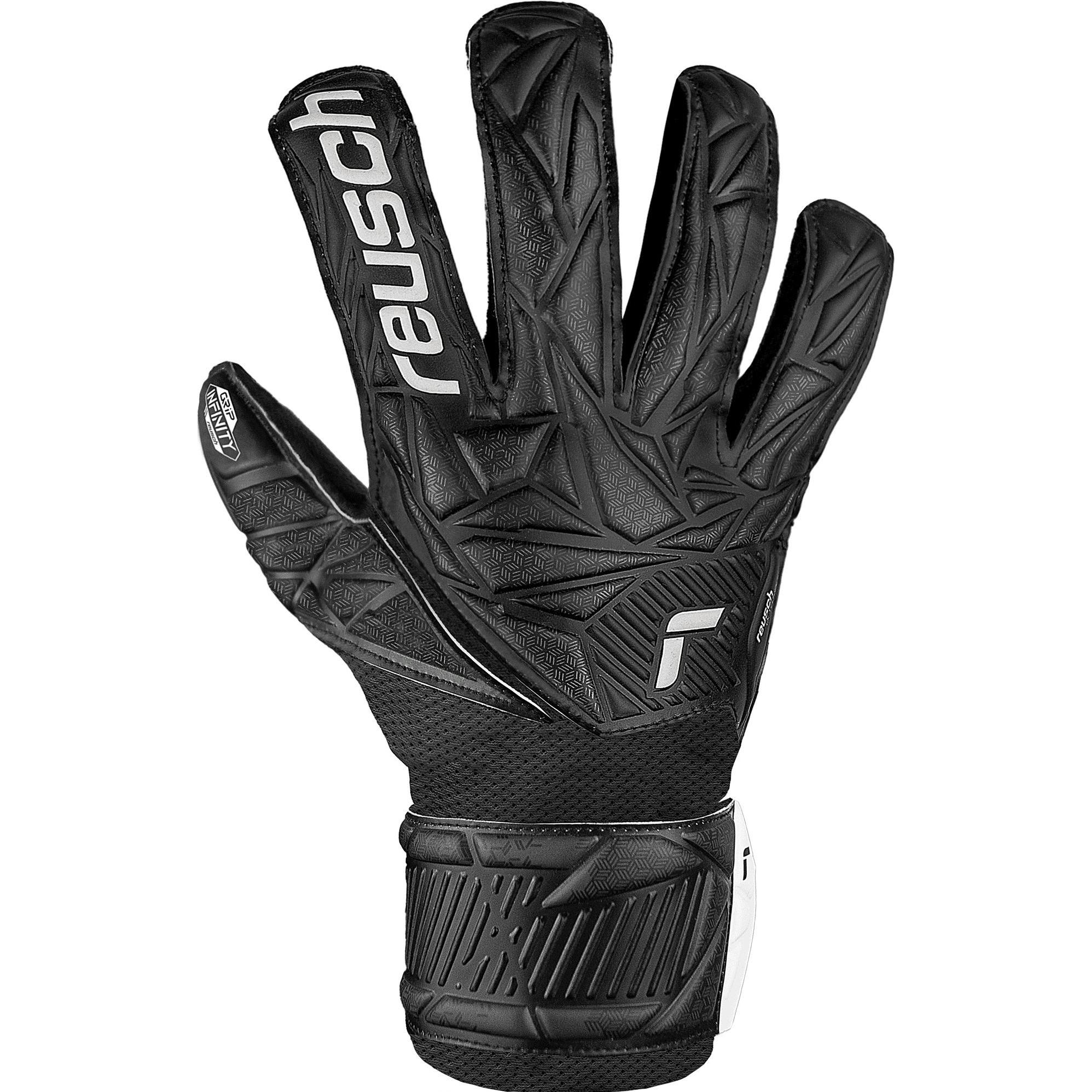 Reusch, Herren, Handschuhe, Football Attrakt Infinity, Schwarz, (7.5)