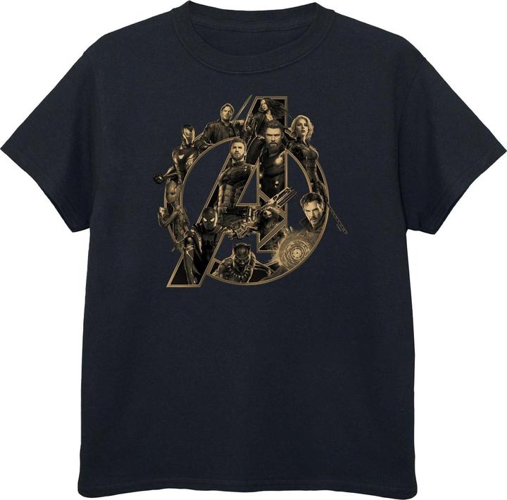 Produktbild Avengers Infinity War TShirt mit Logo aus Baumwolle Jungen (128)