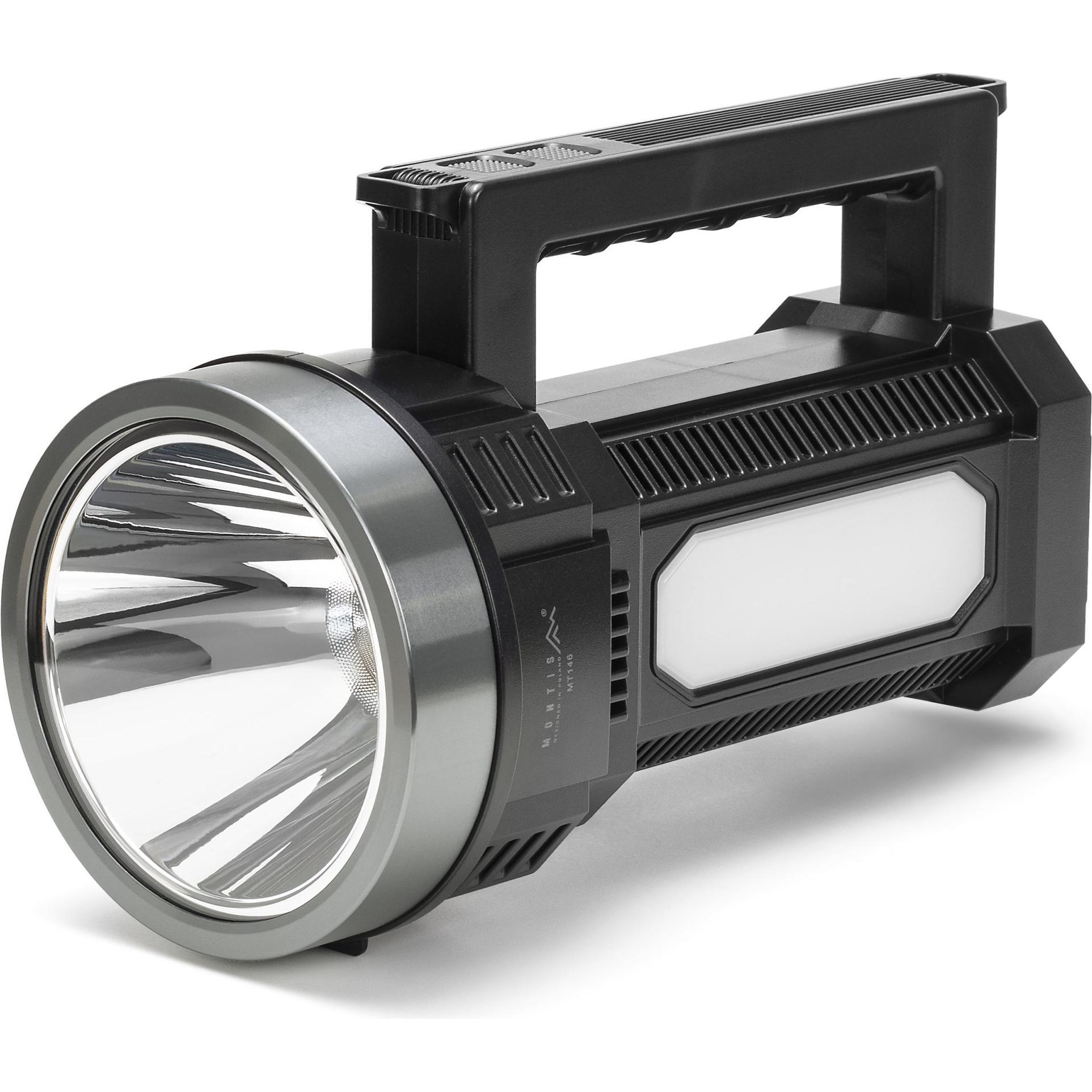 Montiss, Torcia, Montis Latarka - Szperacz akumulatorowy LED 20W MT146 Schwarz Taschenlampe (21.50 cm)