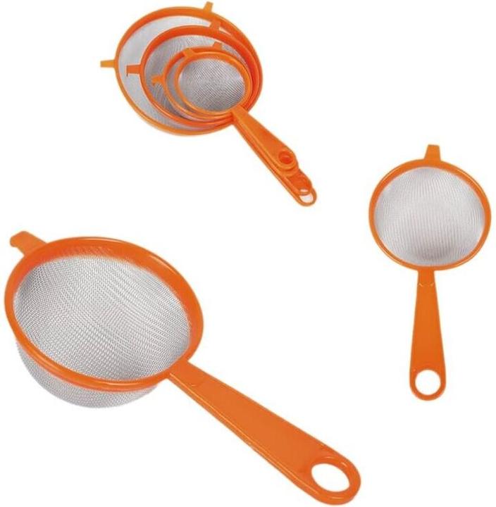 Quttin Sieb Aluminium Kunststoff 10 cm (24 Stück)