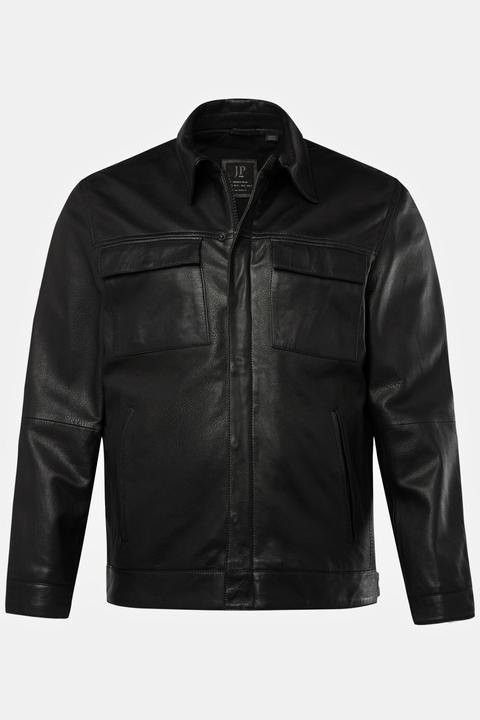 Actual product image JP1880 Leather jacket, leather, lamb nappa, multiple pockets (L)