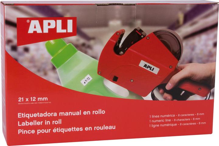 Productafbeelding Apli Prijspistool 101418, rood, 1-regelig