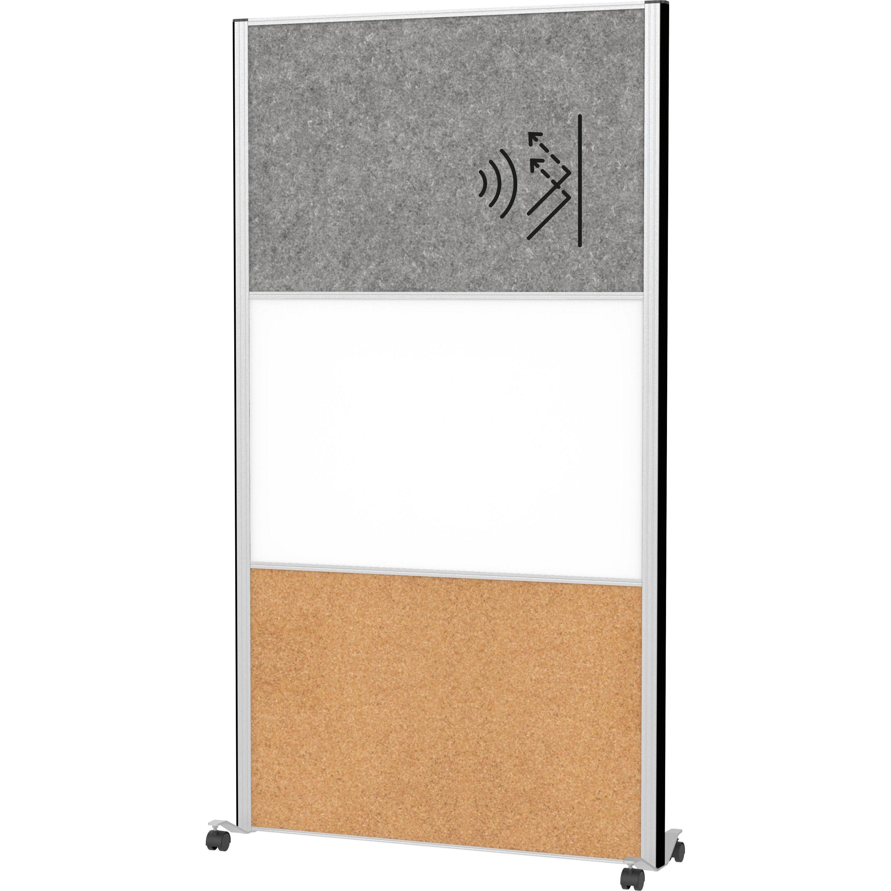 Maul, Trennwand, Stellwandsystem MAULconnecto 9651195 1xAk d.gr 1xWB 1xKork Mobil