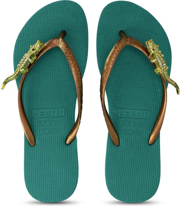 Actual product image Uzurii Green Crocodile Switch - Waldgrün (37)