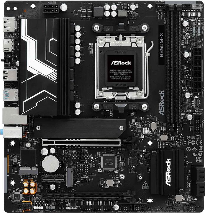 Image du produit AsRock B850M-X R2.0 (AM5, AMD B850, mATX)