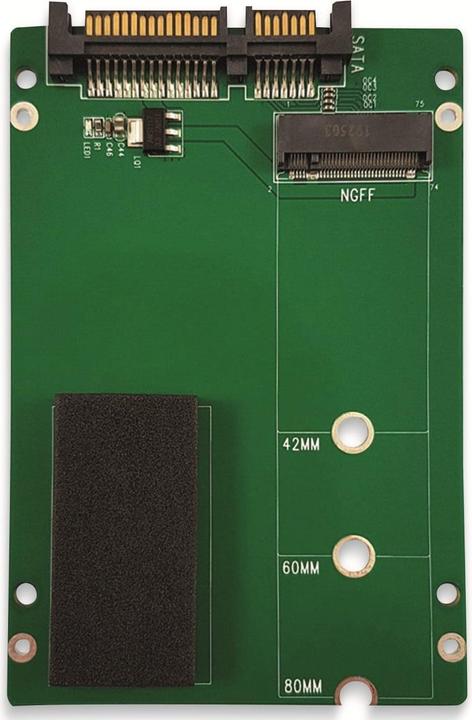 Produktbild LC-Power LC-ADA-M2-NB-SATA Schnittstellenkarte/Adapter Eingebaut