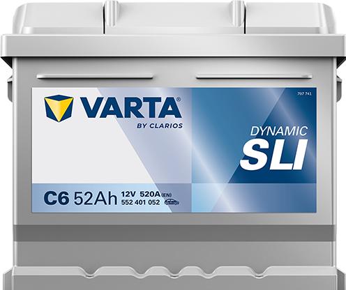 Produktbild Varta Silver Dynamic C6 (12 V, 52 Ah, 520 A)
