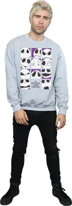 Immagine prodotto Disney Nightmare Before Christmas Many Faces Of Jack Squares Felpa Uomo (3XL)
