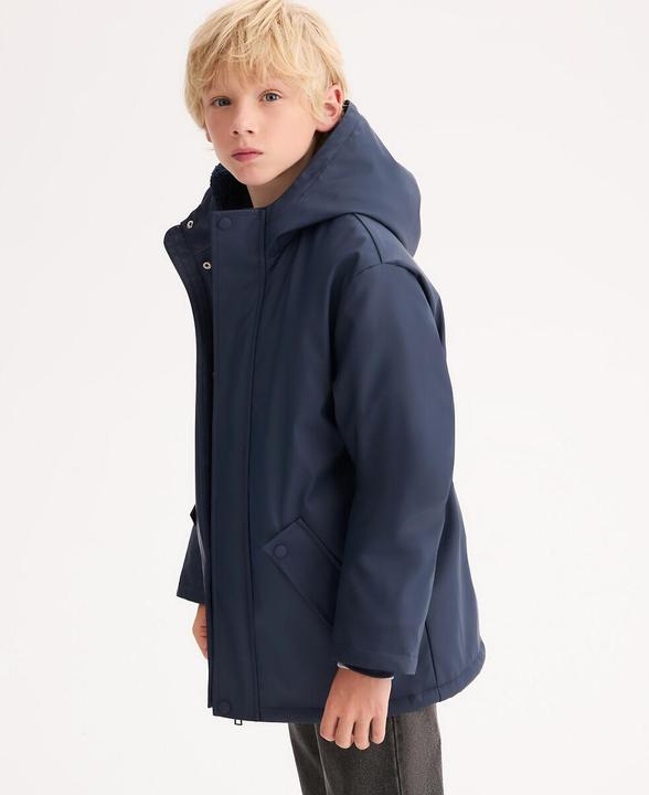 Produktbild La Redoute Collections Windjacke mit Sherpa-Futter und Kapuze (92)