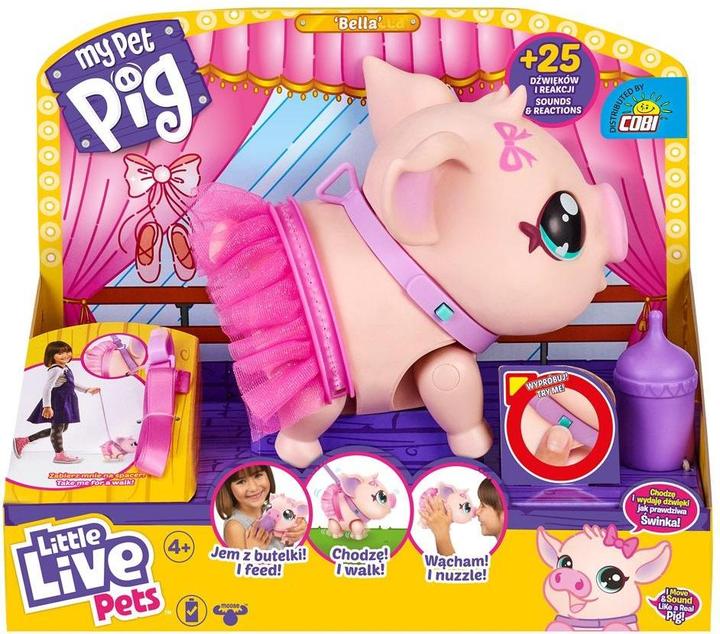Produktbild Cobi Little Live Pets 26384 Bella Das Schwein läuft tanzt macht 25 Laute